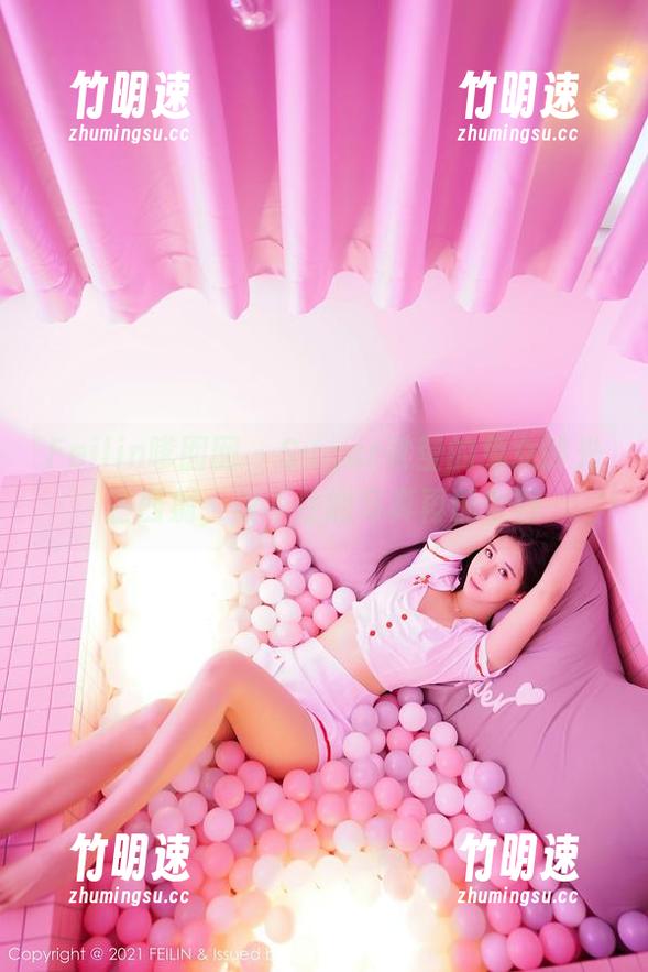 Feilin嗲囡囡 - Sugar梁莹的兔女郎光芒四射，收不住的写真再配套图