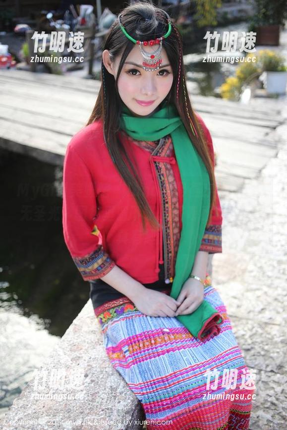 MyGirl美媛馆 - luna张静燕穿水手服，无圣光，图包里留下了的是青春的气息，真有趣。