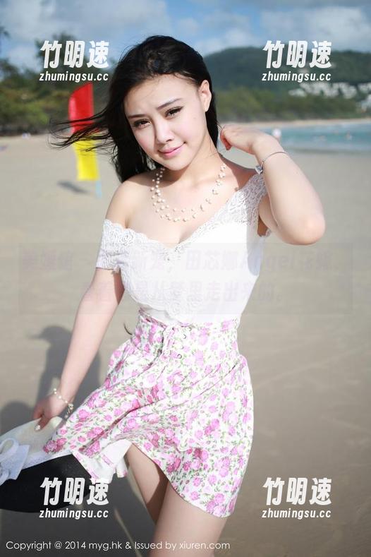 美媛馆 - 图库新宠，田芯娜Angel花嫁，看着像是从梦里走出来的。