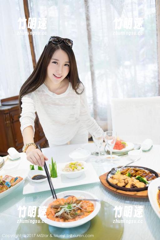 魅妍社 - 套图来了，韩冰冰儿在泳池里的每一张都像是在跟我说话。